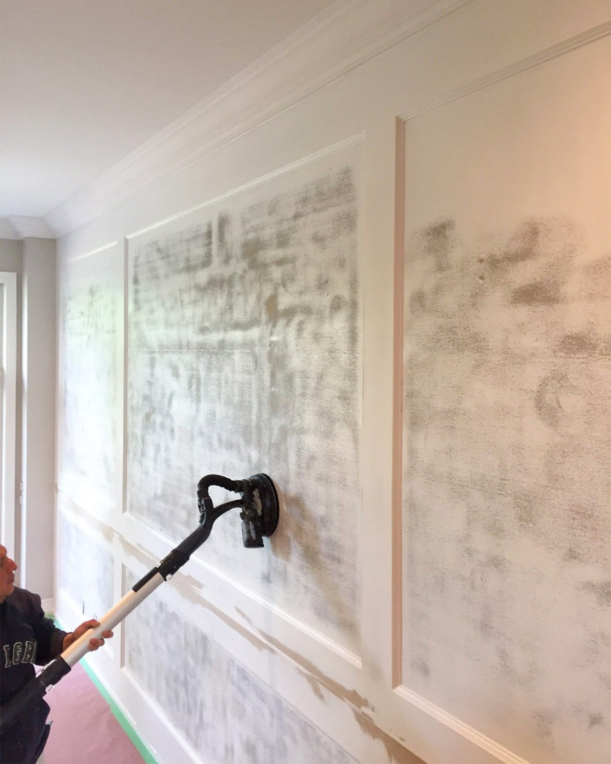Sanding drywall before painting